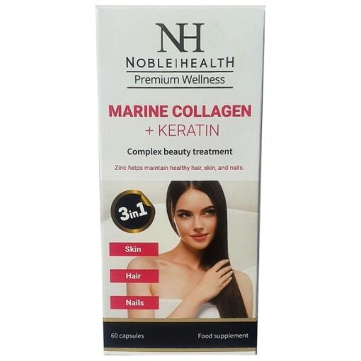 Marine Collagen + Keratin - 60 caps