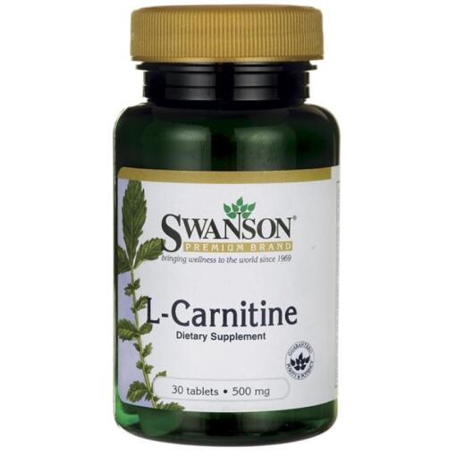 Swanson - L-Carnitine 500mg - 30 tablets