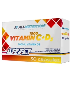 Allnutrition - Vitamin C 1000 + D3 - 30 caps