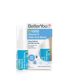 BetterYou - D1000 Daily Vitamin D Oral Spray - 15 ml.