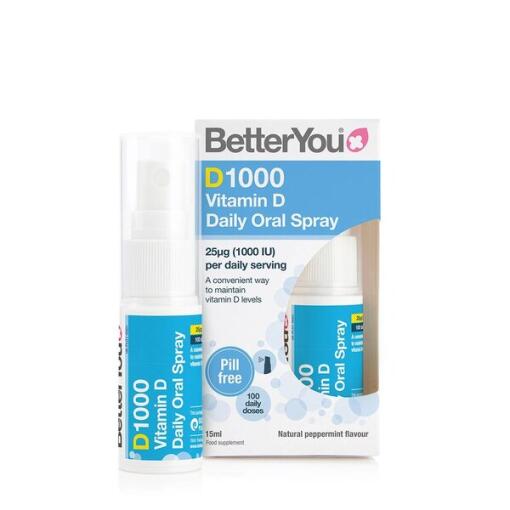 BetterYou - D1000 Daily Vitamin D Oral Spray - 15 ml.