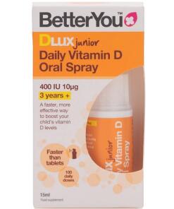 BetterYou - DLux Junior Daily Vitamin D Oral Spray - 15 ml.