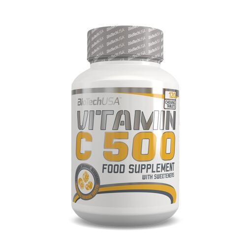 BioTechUSA - Vitamin C 500 - 120 chew tabs