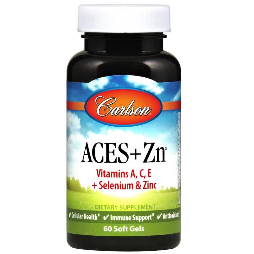 Carlson Labs - ACES + Zn - 60 softgels