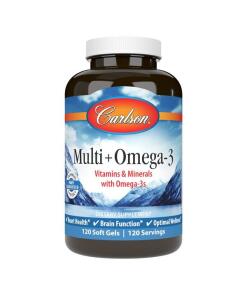 Carlson Labs - Multi + Omega-3 - 120 softgels