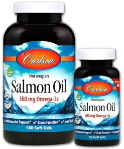 Carlson Labs - Norwegian Salmon Oil - 180 + 50 softgels