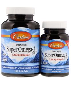 Carlson Labs - Wild Caught Super Omega-3 Gems