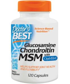 Doctor's Best - Glucosamine Chondroitin MSM with OptiMSM - 120 caps