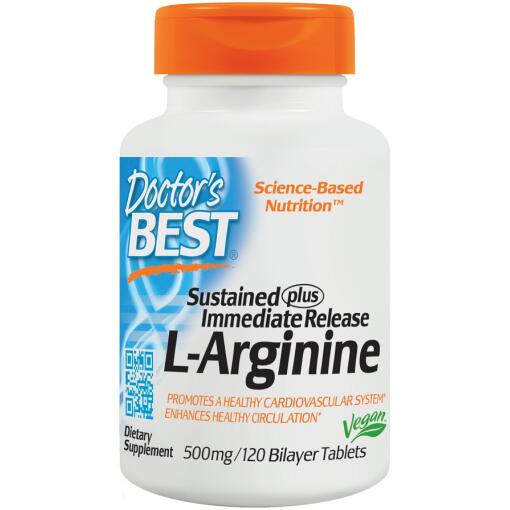 Doctor's Best - L-Arginine - Sustained + Immediate Release
