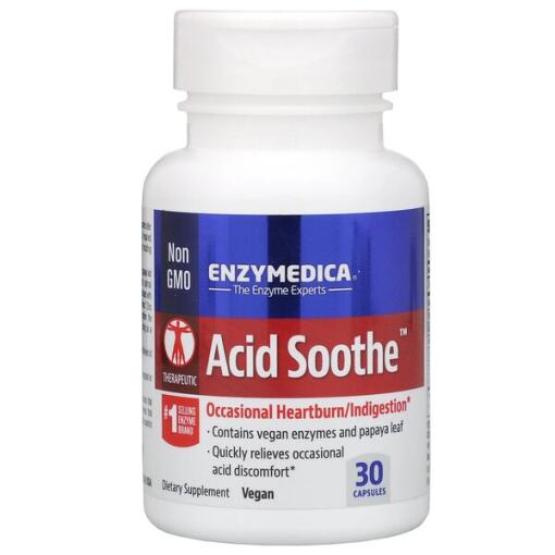 Enzymedica - Acid Soothe - 30 caps