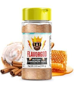FlavorGod - Buttery Cinnamon Roll Flavored Seasoning - 150g