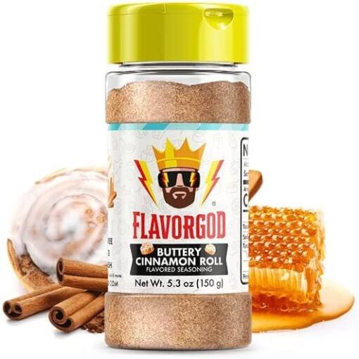 FlavorGod - Buttery Cinnamon Roll Flavored Seasoning - 150g