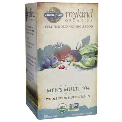 Garden of Life - Mykind Organics Men's Multi 40+ - 120 vegan tabs