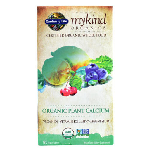 Garden of Life - Mykind Organics Plant Calcium - 180 vcaps