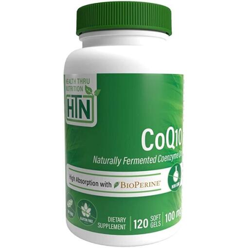 Health Thru Nutrition - CoQ10 with BioPerine - 120 softgels