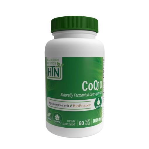 Health Thru Nutrition - CoQ10 with BioPerine - 60 softgels