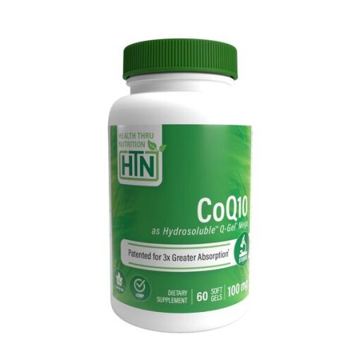 Health Thru Nutrition - Hydrosoluble Q-Gel Mega CoQ10
