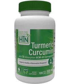Health Thru Nutrition - Turmeric Curcumin - 120 vcaps