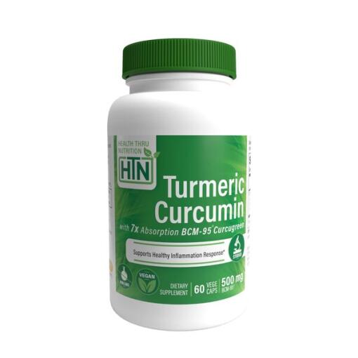 Health Thru Nutrition - Turmeric Curcumin - 60 vcaps