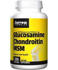 Jarrow Formulas - Glucosamine + Chondroitin + MSM - 240 caps