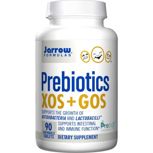 Jarrow Formulas - Prebiotics XOS + GOS - 90 chewable tabs