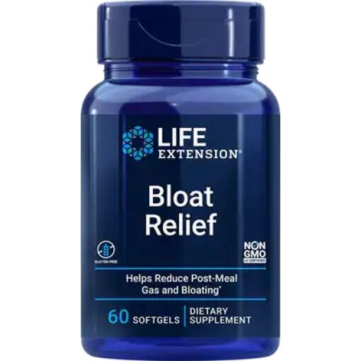 Life Extension - Bloat Relief - 60 softgels