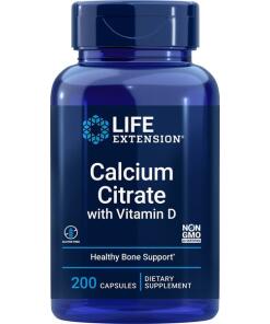 Life Extension - Calcium Citrate with Vitamin D - 200 vcaps