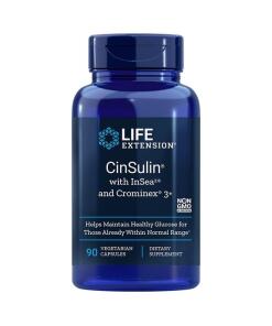 Life Extension - CinSulin with InSea2 & Crominex 3+ - 90 vcaps