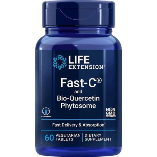 Life Extension - Fast-C and Bio-Quercetin Phytosome - 60 vegetarian tabs