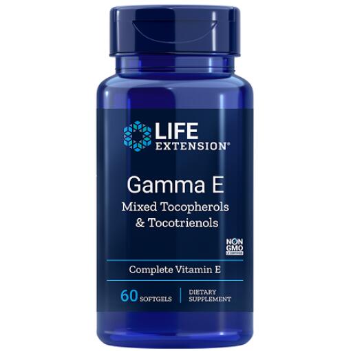 Life Extension - Gamma E Mixed Tocopherols & Tocotrienols - 60 softgels