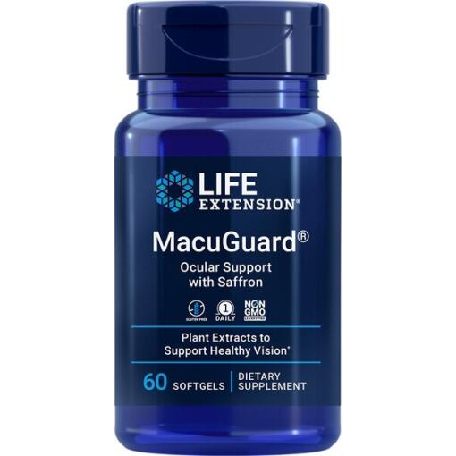 Life Extension - MacuGuard Ocular Support with Saffron - 60 softgels