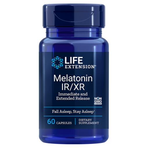 Life Extension - Melatonin IR/XR - 60 caps