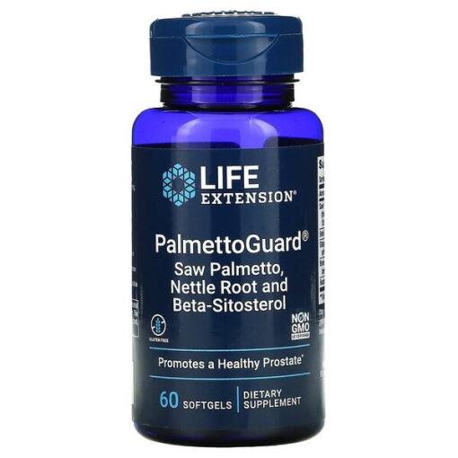 Life Extension - PalmettoGuard Saw Palmetto/Nettle Root with Beta-Sitosterol - 60 softgels