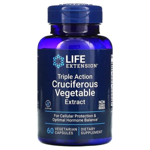 Life Extension - Triple Action Cruciferous Vegetable Extract - 60 vcaps