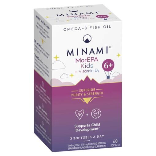 Minami - MorEPA Kids + Vitamin D3 - 60 softgels