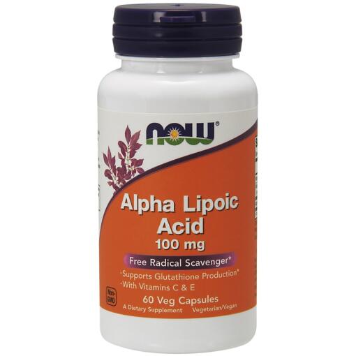 NOW Foods - Alpha Lipoic Acid with Vitamins C & E
