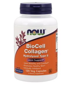 NOW Foods - BioCell Collagen Hydrolyzed Type II - 120 vcaps