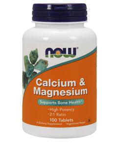 NOW Foods - Calcium & Magnesium - 100 tablets