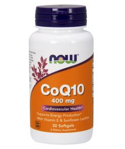 NOW Foods - CoQ10 with Vitamin E & Sunflower Lecithin