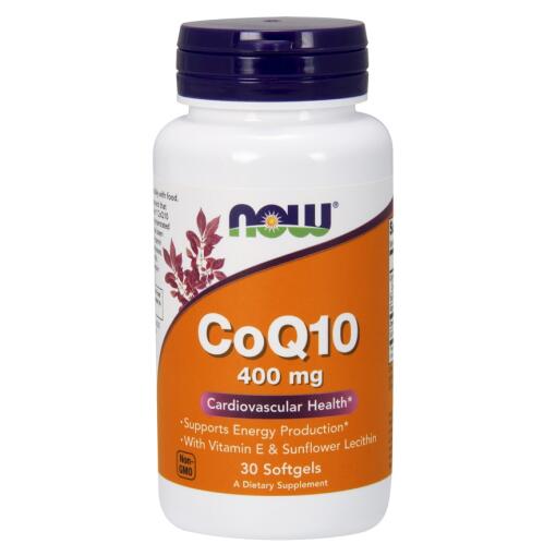 NOW Foods - CoQ10 with Vitamin E & Sunflower Lecithin