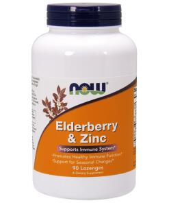 NOW Foods - Elderberry & Zinc - 90 lozenges