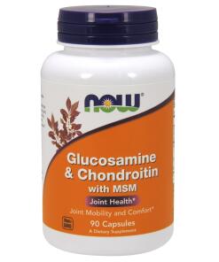 NOW Foods - Glucosamine & Chondroitin with MSM - 90 caps