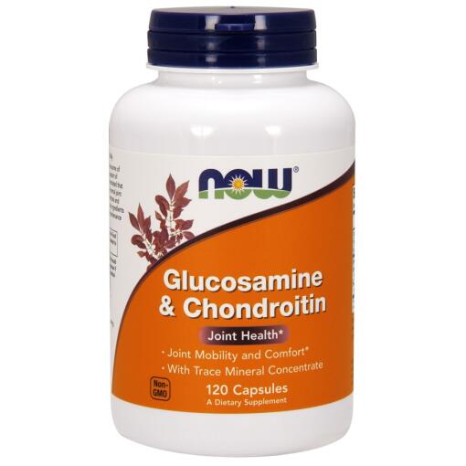 NOW Foods - Glucosamine & Chondroitin with Trace Mineral Concentrate - 120 caps