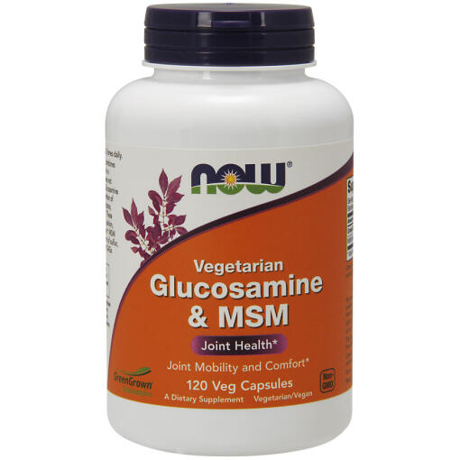 NOW Foods - Glucosamine & MSM Vegetarian - 120 vcaps