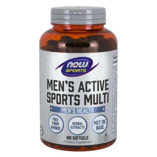 NOW Foods - Men's Active Sports Multi - 180 softgels