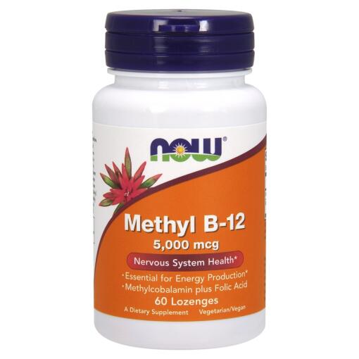 NOW Foods - Methyl B-12 with Folic Acid