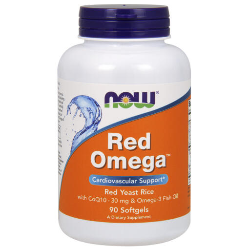 NOW Foods - Red Omega (Red Yeast Rice) - 90 softgels