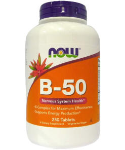 NOW Foods - Vitamin B-50 - 250 tablets