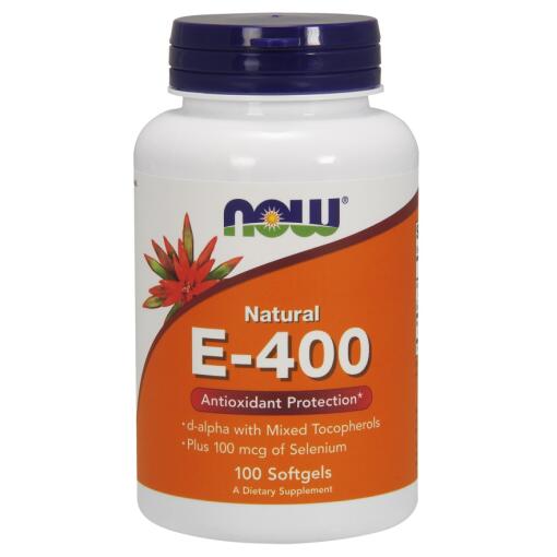 NOW Foods - Vitamin E-400 IU with Selenium - 100 softgels
