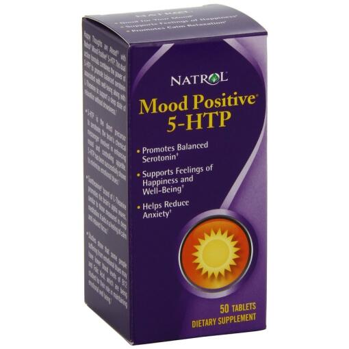 Natrol - Mood Positive 5-HTP - 50 tabs